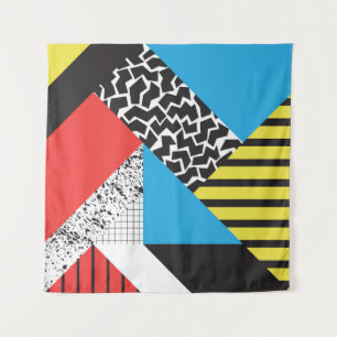 Moderne geometrie: Abstracte naadloze stijl Wandkleed