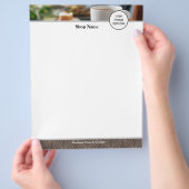 Moderne Geometrie Bruin Flyer (Hand)