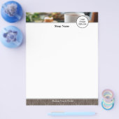 Moderne Geometrie Bruin Flyer (Enkel)