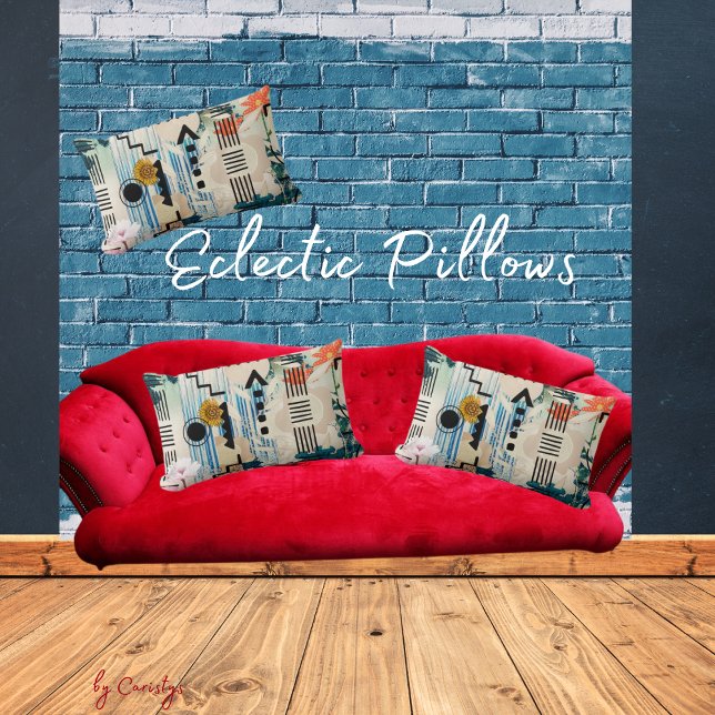 Moderne geometrie kussen (Creator heeft geüpload)