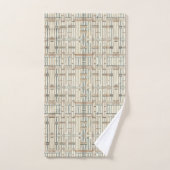 Moderne géométrie linéaire boho ID1276 (Serviette à main)