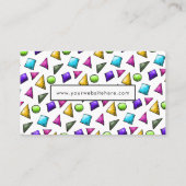 Moderne geometrie Trigonometry Lesson Visitekaartje (Achterkant)