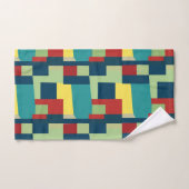Moderne Géométrique Coloré (Serviette à main)