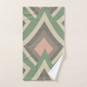 Moderne Géométrique Couleurs Pastel Chic (Serviette à main)