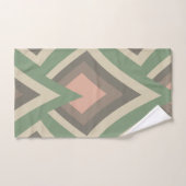 Moderne Géométrique Couleurs Pastel Chic (Serviette à main)