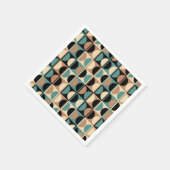 Moderne geometrisch Abstract patroon uit het midde Servet (Hoek)