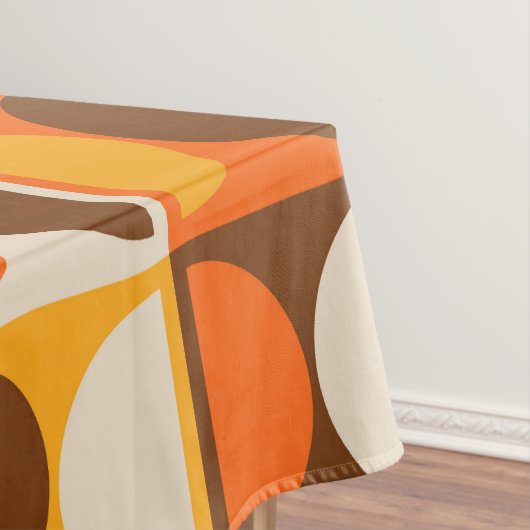 Moderne geometrisch Abstract patroon uit het midde Tafelkleed (Voorbeeld)