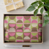 Moderne geometrisch Abstract patroon uit het midde Tissuepapier (Geschenk)