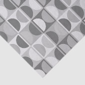 Moderne geometrisch Abstract patroon uit het midde Tissuepapier (Detail)