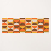 Moderne geometrisch Abstract patroon uit het midde Yogamat (Voorkant (horizontaal))