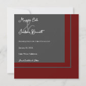 Moderne geometrisch sparen de Datum Save The Date (Achterkant)
