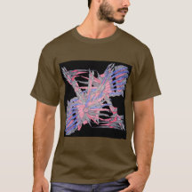Moderne Geometrische Abstracte Heren Kunst T-shirt
