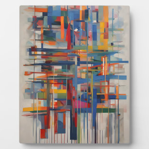 Moderne geometrische Abstracte kunst Fotoplaat