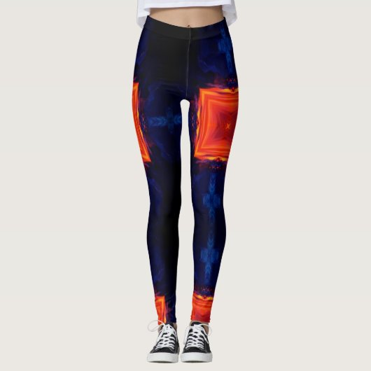 moderne geometrische abstracte leggings voor het l (Voorkant)