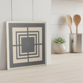 Moderne Geometrische Abstracte Pat#2 Grijs ID1192 Tegeltje