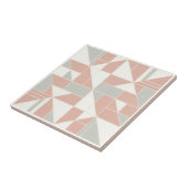 Moderne Geometrische Abstracte Pat#9 Perzik ID1192 Tegeltje (Zijkant)