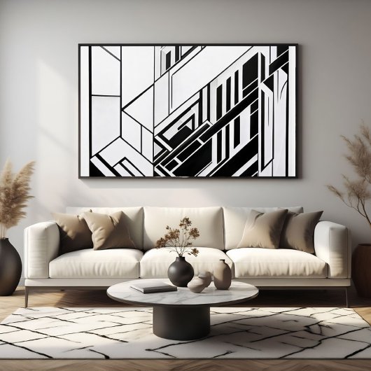 Moderne Geometrische Abstracte Poster