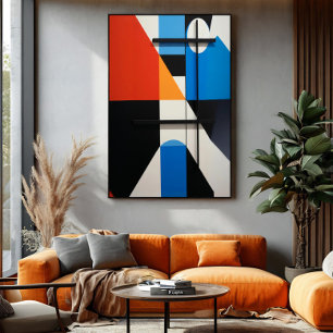 Moderne Geometrische Abstractie Poster