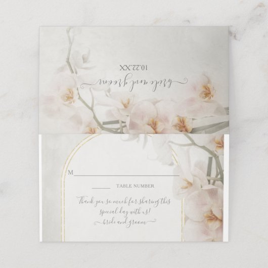 Moderne geometrische Arch BOHO roze orchidee (Buitenkant ongevouwen)