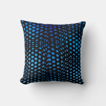 Moderne geometrische blauwe stippenpatroon