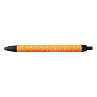 Moderne geometrische blauwe stippenpatroon zwarte inkt pen