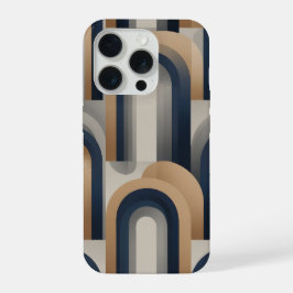 Moderne Geometrische Boog Revival Retro Art Deco iPhone 15 Pro Hoesje
