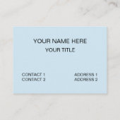 moderne geometrische cirkel visitekaartje (Achterkant)