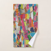 Moderne geometrische deco voor kunst met meerdere bad handdoek (Handdoek)