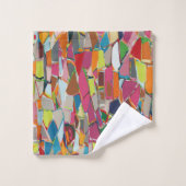 Moderne geometrische deco voor kunst met meerdere bad handdoek (Wasdoekje)