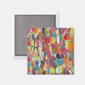 Moderne geometrische deco voor kunst met meerdere magneet (Voorkant / Achterkant)