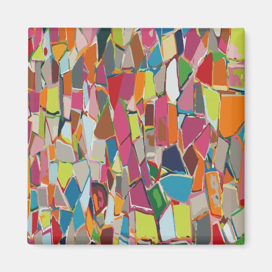 Moderne geometrische deco voor kunst met meerdere magneet (Voorkant)