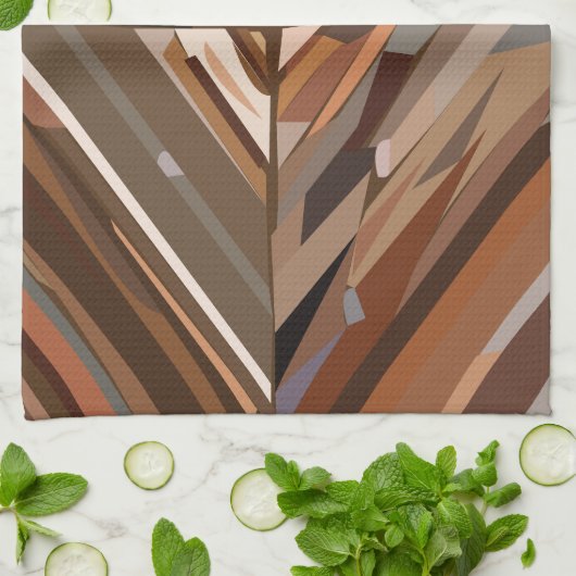 Moderne geometrische diamant achtergrond theedoek (Gevouwen)