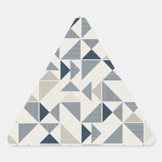 moderne geometrische driehoeken stickers (Voorkant)