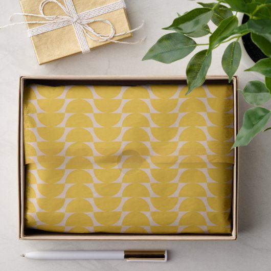 Moderne geometrische eenvoudige vormen patroon gee tissuepapier (Geschenk)