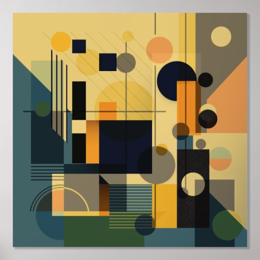 Moderne geometrische folie prints (Voorkant)