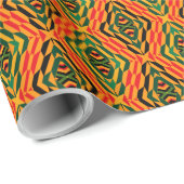 Moderne geometrische geente kleuren die papier opp (Rol Hoek)