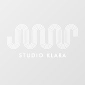 Moderne Geometrische Golf Boho Lijn Kunst Zakelijk Raamsticker (Vel)