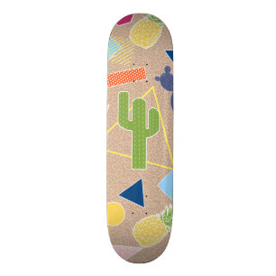 Moderne geometrische herinneringen geïnspireerd pa skateboard