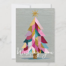 Moderne geometrische kerstboom