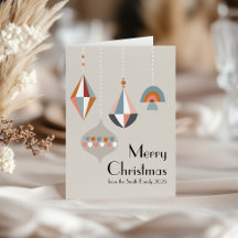 Moderne geometrische kerstdagen