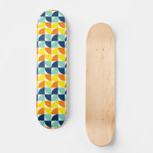 Moderne geometrische kool uit de middelste eeuw skateboard (Voorkant)