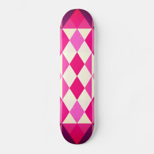 Moderne geometrische kunst Multicolored Abstract Skateboard