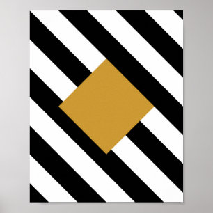 Moderne geometrische kunst poster