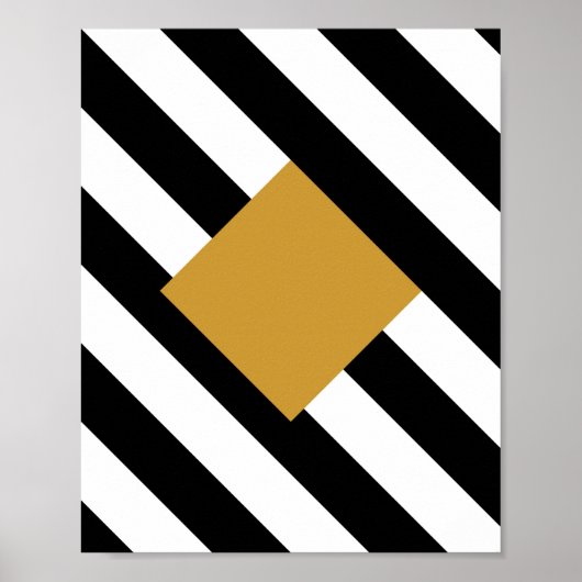 Moderne geometrische kunst poster (Voorkant)