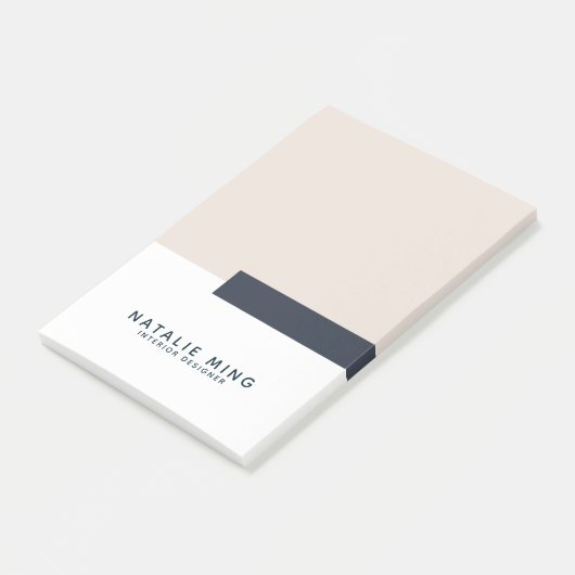 Moderne geometrische minimalist post-it® notes (Schuin)