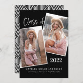 Moderne geometrische multi-fotoregrootpartij (Voorkant / Achterkant)