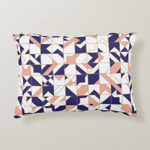 Moderne geometrische naadloze patronen accent kussen