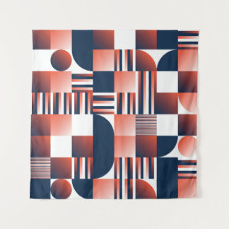 Moderne geometrische naadloze patronen wandkleed