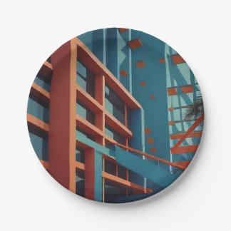 Moderne geometrische papieren Borden Bordje