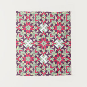 Moderne geometrische patroon – Minimale kleur Wandkleed